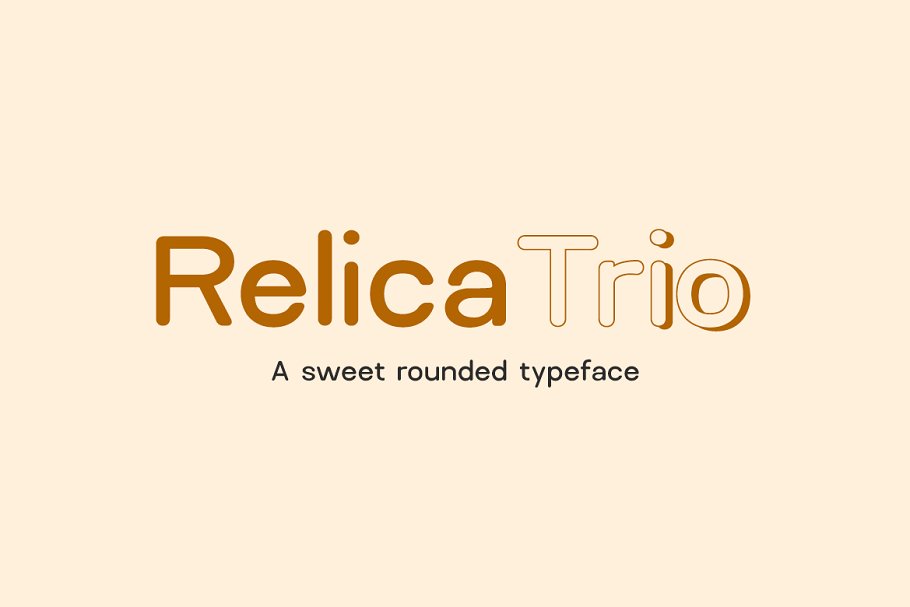 Schriftart Relica Rounded